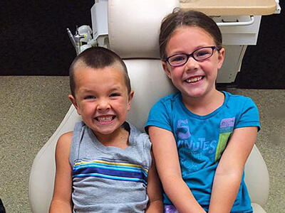 Happy kids about Dentist